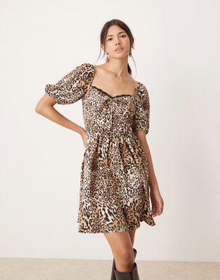 Miss Selfridge animal mini dress