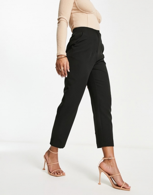 Miss Selfridge cigarette pants in black